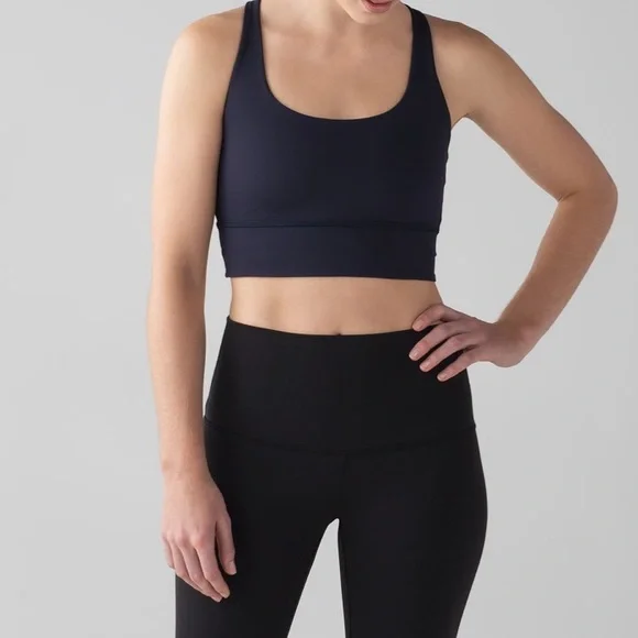 Lululemon Mind Over Miles Bra | Midnight Navy - Picture 2 of 5